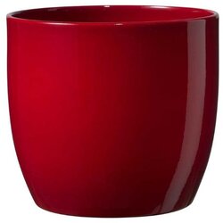 SK Okrogli lonec Basel Full Colore (Zunanje dimenzije (Ø x V): 19 x 18 cm, Bordo, Keramika, Sijaj) Cene