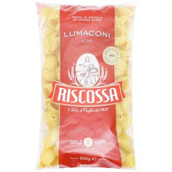 Lumaconi Pasta No 36 Riscossa, 500gr Cene