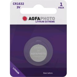 Agfaphoto Litijeva baterija, CR1632, 3V, gumbasta, blister 1 kos. - CR1632 B1 Cene