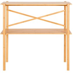 House Nordic Bambusova stranska mizica v naravni barvi 32x83 cm Manaus – Cene