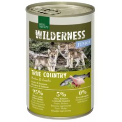 Real Nature Wilderness Junior piletina s lososom 400 g Cene