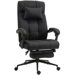 Vinsetto pisarniški stol poliester, pena 66Š x 76G x 112 120V cm Črn, (5000242944) Cene