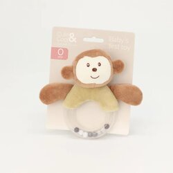 CUTE&COOL- Cute&Cool plišana plastična zvečka majmun Cene