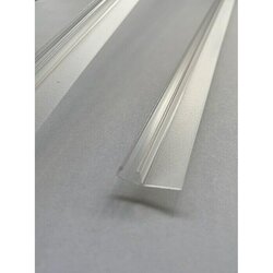 Corniche Vodoodbojni profil vodoravni (2 -del., Plastika, Prozorna, Dolžina: 200 cm) Cene
