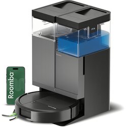 Irobot robotski sesalnik s postajo Roomba Plus 415 Combo črn Cene