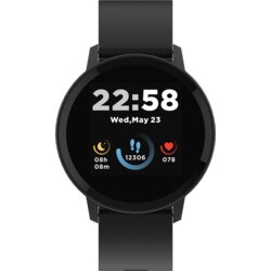 Canyon smart watch, 1.3inches ips full touch screen, round watch, IP68 waterproof, multi-sport mode, BT5.0, compatibility with ios and android, black CNS-SW63BB Cene