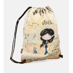 Anekke Ruksak vrećasti SS24 PEACE & LOVE 33x45x7cm 38484-003 P12 NETTO Cene