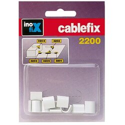 Inofix Cablefix Prehodni kos za kabelske kanale 2200 (Bele barve, 10 kos, Š x V: 0,6 x 0,5 cm) Cene