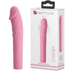 Pretylove realistični silikonski vibrator vic pink Cene