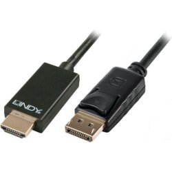 Lindy DisplayPort/HDMI 2m Črna Cene
