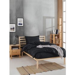  Set posteljine za bračni krevet Fresh Color, 200x220cm, crna Cijene