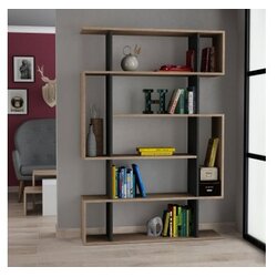Hanah home Mito - Sonoma Oak, Anthracite knjižna omara, (20781576) Cene