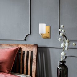 Opviq Zidna lampa E27 Max 40W, Zlatna Cene