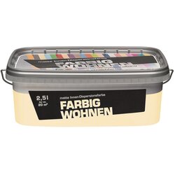 Farbig Wohnen notranja disperzijska barva albit mat 2,5 l Cene