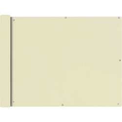 vidaXL Balkonsko Platno Oksford Tekstil 90x600 cm Kremne Barve, (20609885) Cene