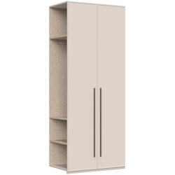 Jela Jagodina dodatni plakar DP2/OP - kolekcija opera - bež tekstil/kašmir mat lak - 90X224X56cm Cene