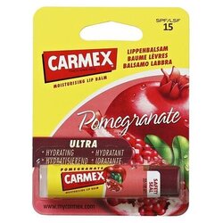 Carmex Pomegranate SPF15 zdravilen balzam v tubi z z okusom granatnega jabolka 4,25 g Cene
