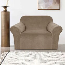  Rastegljiva navlaka Velvet-fotelja 80-120cm bež Cene