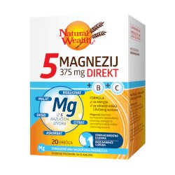 Natural Wealth 5 Magnezij 375mg direkt Cene