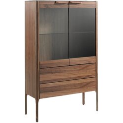Angel Cerdá Vitrina iz steklenih vlaken z orehovim in marmornim učinkom, (20619505) Cene