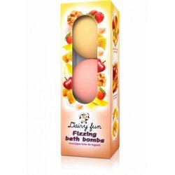 Delia DAIRY FUN Šumeće kugle za kupanje 3 u pakovanju: Breskva, jabuka, med i mleko 3x100g Cene