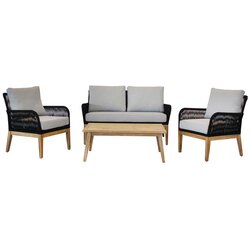 Acamp lounge garnitura 4-Delni set, siva Cene