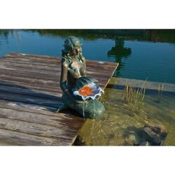 Ubbink vodna gigura OSLO bronasta in modro-zelena Cene