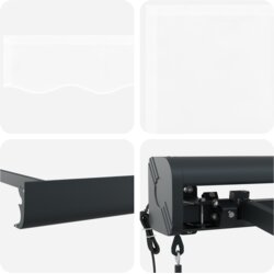 vidaXL automatska uvlačiva tenda bijela 300x250 cm, zamjenska tkanina za tendu 3x2,5 m okvira bijela Cijene