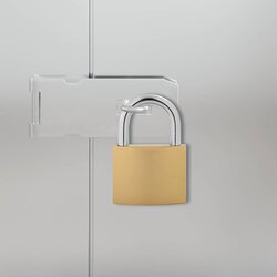 U zaključavanje s ključevima Mjed 7,4 x 2,1 x 10,6 cm Željezo Cene