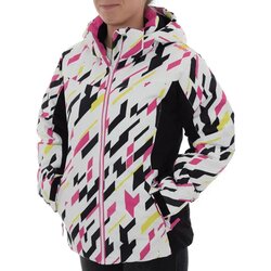Brugi ski jakna za devojčice print wht, šarena Cene