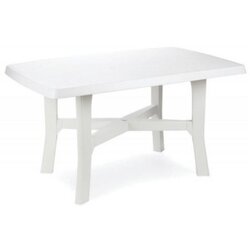 Green Bay baštenski sto plasticni 138 x 88 x 72cm - beli rodano ( 030760 ) Cene