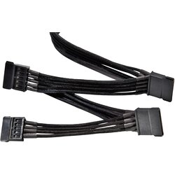 BE QUIET BeQuiet tok priključni kabel [4x električni moški konektor SATA - 1x bequiet! modularni napajalnik] 0.90 m črna, (20414183) Cene