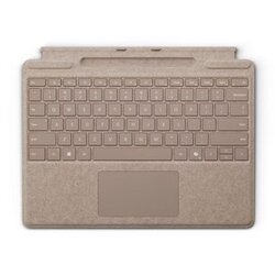 MICROSOFT SURFACE Pro Keyboard for Surface Pro Copilot+ (11th Edition), Pro 9 and 8 with Pen Storage, Alcantara Material, Dune Cene