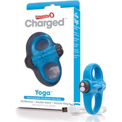 The Screaming O Charged Yoga Vibe Ring Blue Cene
