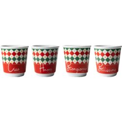 Bialetti Tricolore Espresso Šoljice Set 4 kom – 80ml Cene