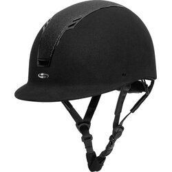 Swing Jahalna čelada H22, črna žametna/črna sijajna - 51 - 55 cm Cene