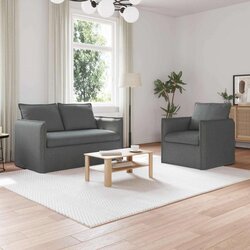 SOFA Kavč 2 pcs Temno siva, (5000144973) Cene