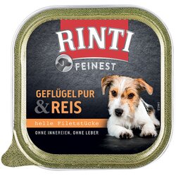 Rinti Mega pakiranje Feinest 44 x 150 g - Čista perutnina & riž Cene
