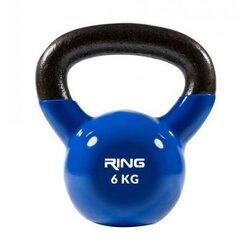 Ring kettlebell 6kg metal vinyl RX DB2174-6 blue Cene