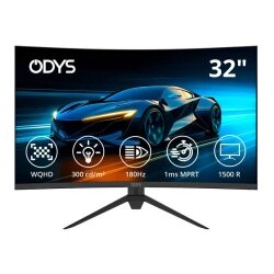 Odys XP32-X LED zaslon Energetska učinkovitost 2021 F (A - G) 81.3 cm (32 palac) 2560 x 1440 piksel 16:9 1 ms HDMI® 2.1, Cene