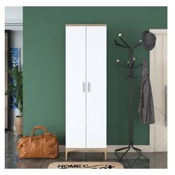 Woody Fashion EA116 -2746 walnutwhite hall stand Cene