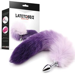 Fetish Addict Analni čep Fox Tail vijoličen Cene