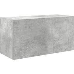 Maison Chic Kopalniška stenska omarica - Kopalniške omarica betonsko siv 60x25x30 cm inž. les iu271, (22063974) Cene