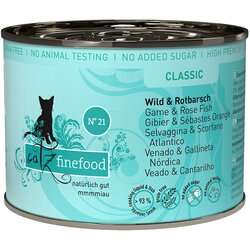 catz finefood Varčno pakiranje 12 x 200 g - Divjačina & rdeči okun Cene