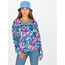 RUE PARIS Blouse-RV-BZ-8133.19P-dark blue Cene