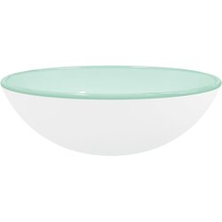 Maison Chic Umivalnik - Kopalna umivalnik - Lavabo kaljeno steklo 42x14 cm bel, (21684618) Cene