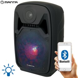 Manta ZVUČNIK BLUETOOTH, FM RADIO, 18W, DISCO EFEKTI, UGRAĐENA BATERIJA SPK5100, (5903089905332) Cijene