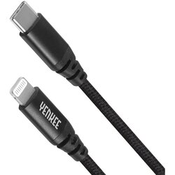 Yenkee YCU 631 USB C / lightning kabel 1m, crni Cijene