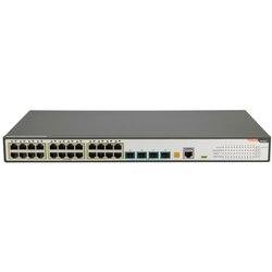 Fiberhome S4820-28T-X-PE-AC network switch Managed L2/L3 Gigabit Ethernet (10/100/1000) Power over Ethernet (PoE) 1U Black, Grey Cene