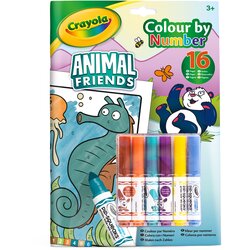 Menart Toys Crayola Animal Friends - Barvanje po številkah s flomastri, (21668821) Cene